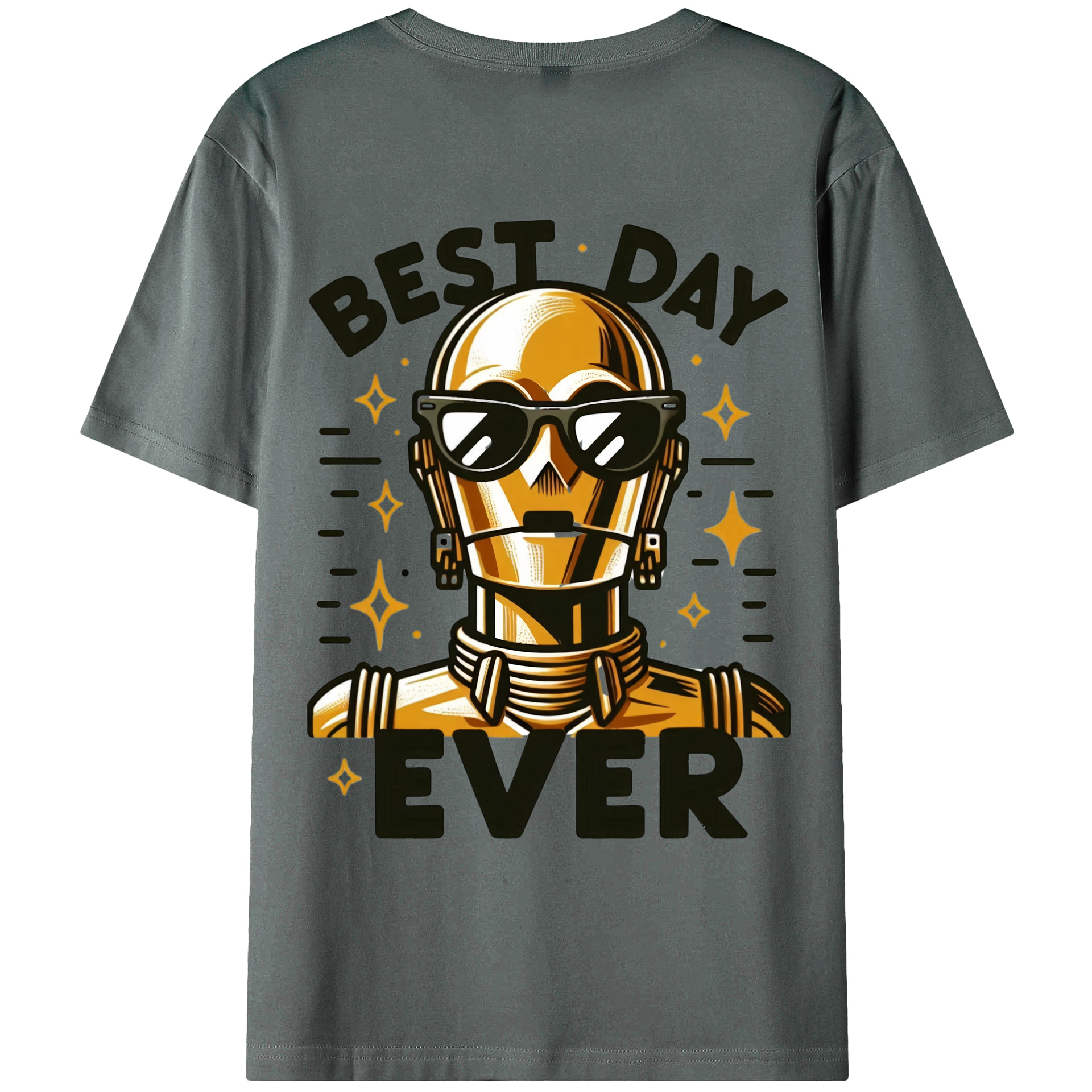 （画像用） スター・ウォーズ Star Wars 綿100％ メンズ半袖Tシャツ（バックプリント） 通気性